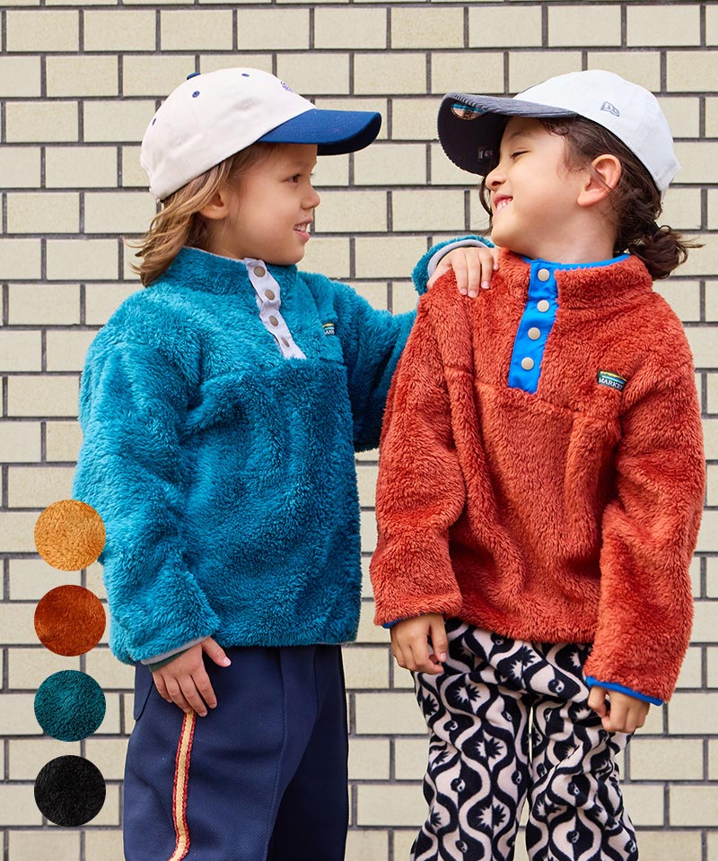 ボアフリーススナップジャケット／マーキーズ（MARKEY'S）