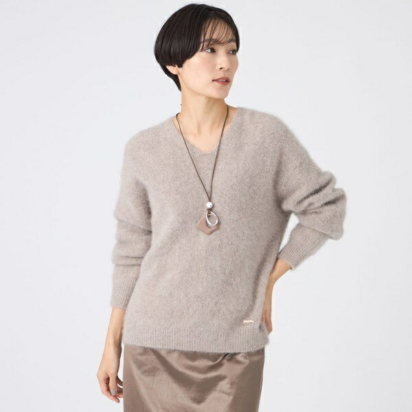 【SANYO Style EDITION掲載】フォックスウールファーニットプルオーバー／エヴェックス バイ クリツィ..