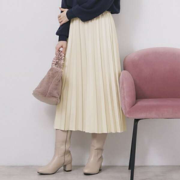 プリーツスカート【洗濯機OK】／インデックス（index）
