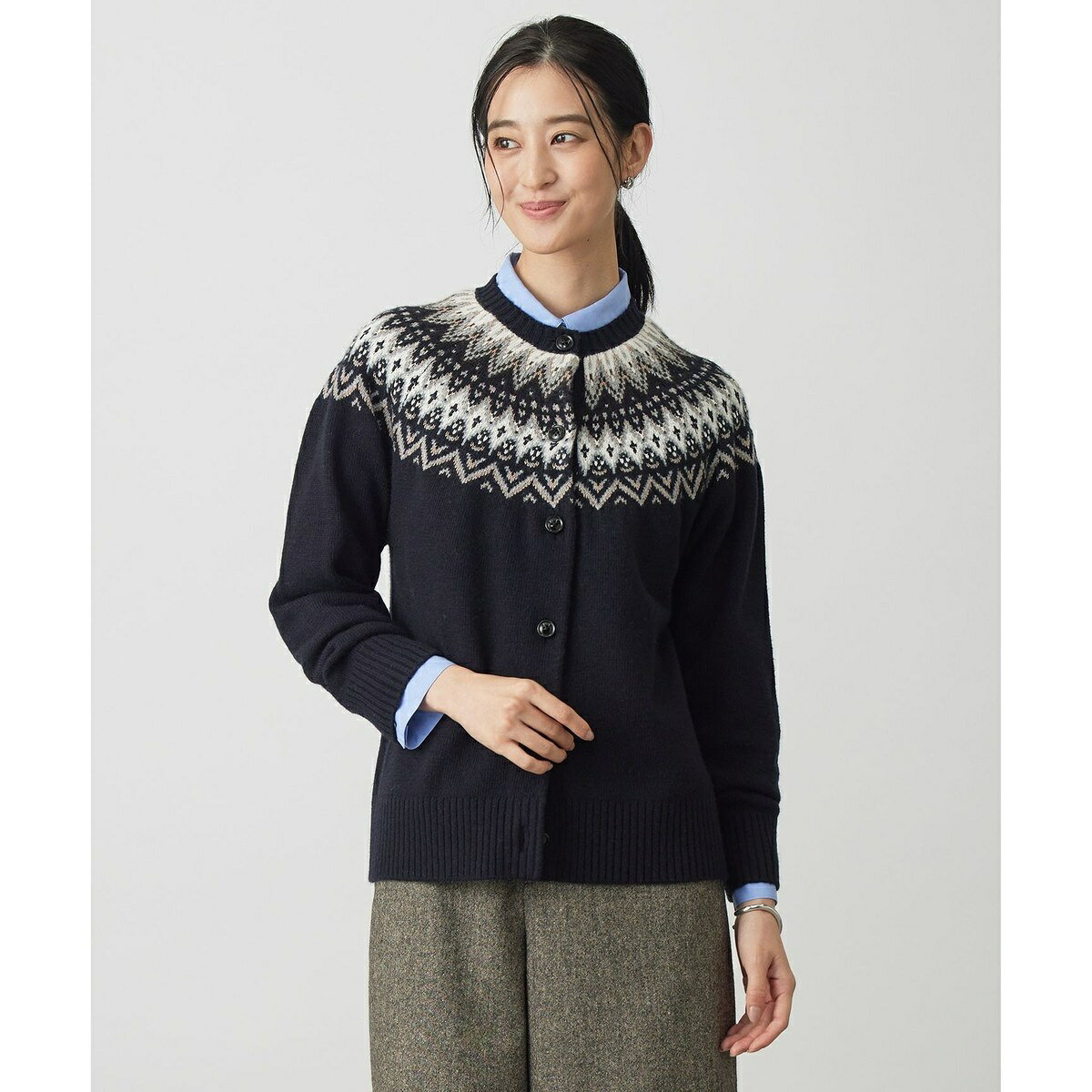 FAIR ISLE ニット カーディガン／Jプレス（J.PRESS） 0101marui-13074408 丸井(マルイ)楽天市場店 サンプル画像3