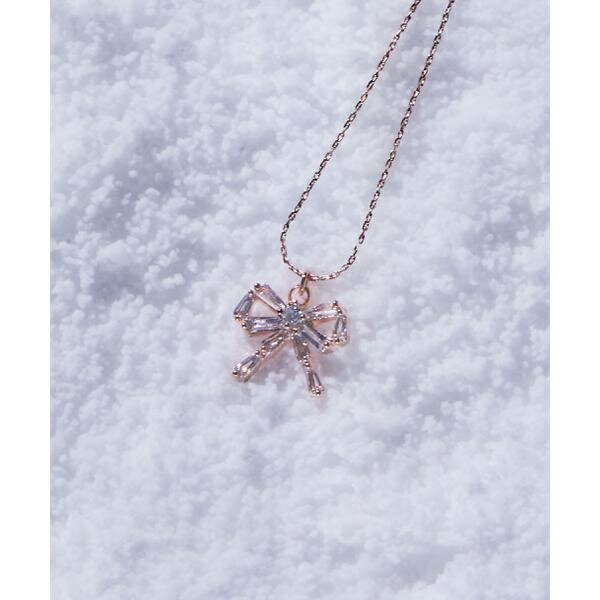 Cubic プチリボンネックレス／ジル バイ ジル スチュアート（JILL by JILL STUART）