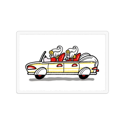 クリエイターズサーカス ポストカード strawberry short car／フロンティア（FRONTIER）