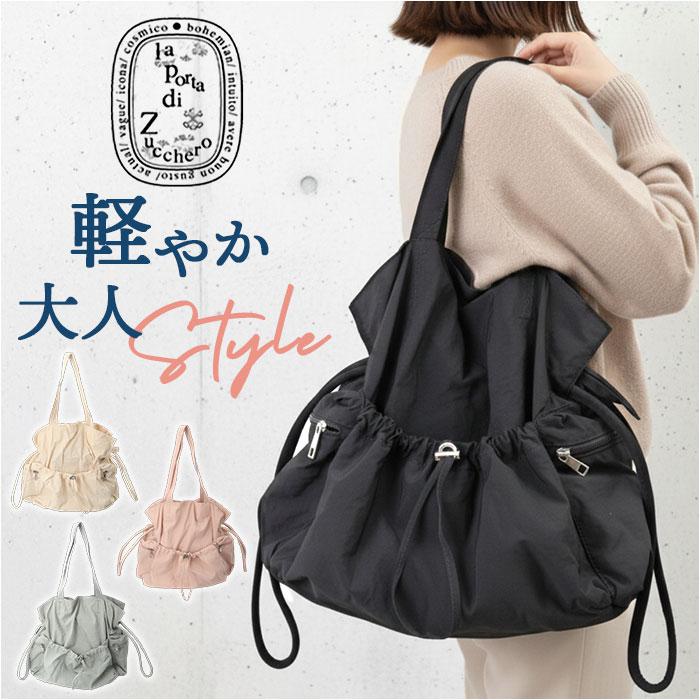 laportadizucchero シワ加工ナイロントートバッグ／バックヤードファミリー（BACKYARD FAMILY）