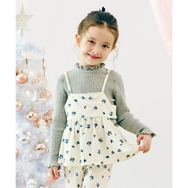 ベロアサイドオープンビスチェ／アプレ レ クール（apres les cours）