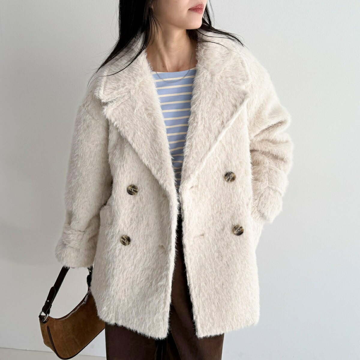 楽天丸井（マルイ）楽天市場店【GEVACO/ゲバコ】別注シャギーPコート／フレディエミュ（fredy emue）