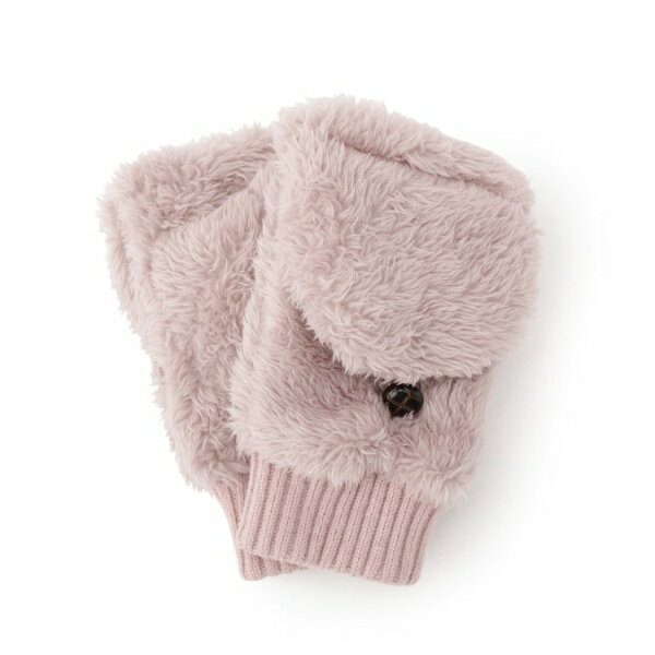 【手洗い可】ボアフード付きミトン／イッツデモ（ITS'DEMO）