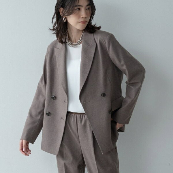 Comfy SET UP｜ダブルブレストジャケット【セットアップ対応／通勤／カセット服】／ギャレスト（GALLEST）