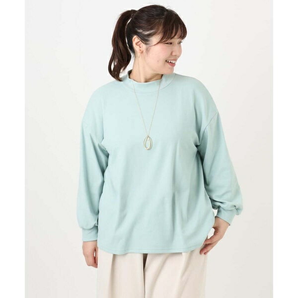 【大きいサイズ】なめらかフリースプチハイネック／エウルキューブ（eur3）