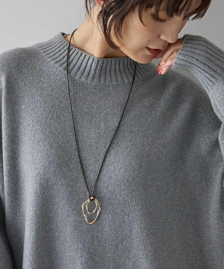 ダブルメタル スライドロングネックレス／アメリカンホリック（AMERICAN HOLIC）