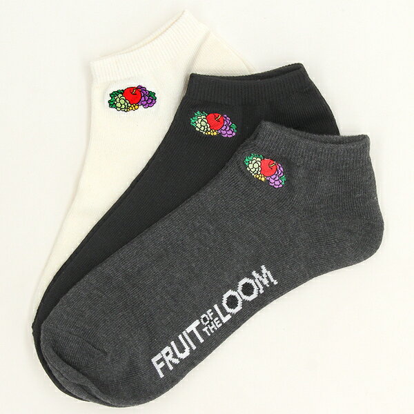 A.FTL3Pベーシック平編刺繍／フルーツオブザルーム（FRUIT OFTHELOOM）