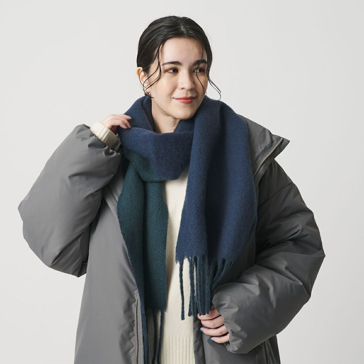 リバーシブル ソフト マフラー／ビューティー＆ユース ユナイテッドアローズ（BEAUTY＆YOUTH）