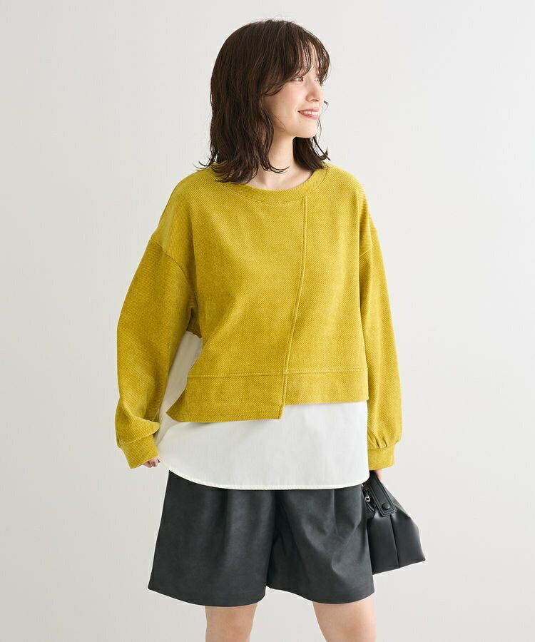 カットコーデュロイドッキングプルオーバー／グリーンパークス（Green Parks）