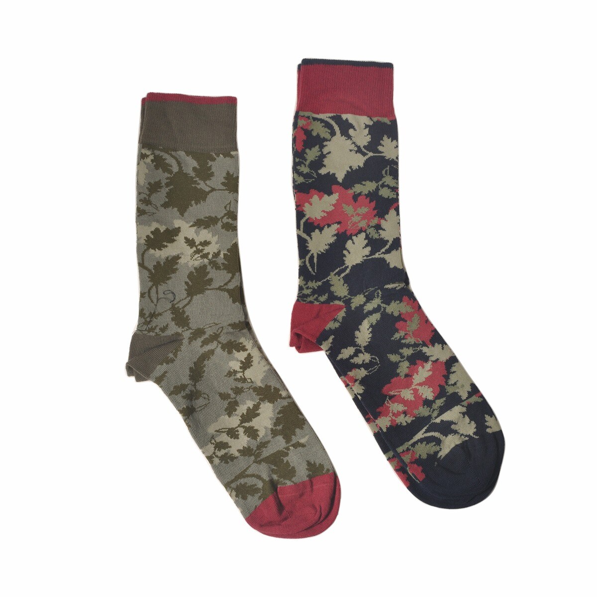 DEMOCRATIQUE デモクラティックソックス LEAVES CAMO カモフラ迷彩柄 北欧靴下／パッパ セレクト（Pappa Select）