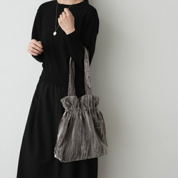 2WAYベロアトートバッグ／デッサン（Dessin）