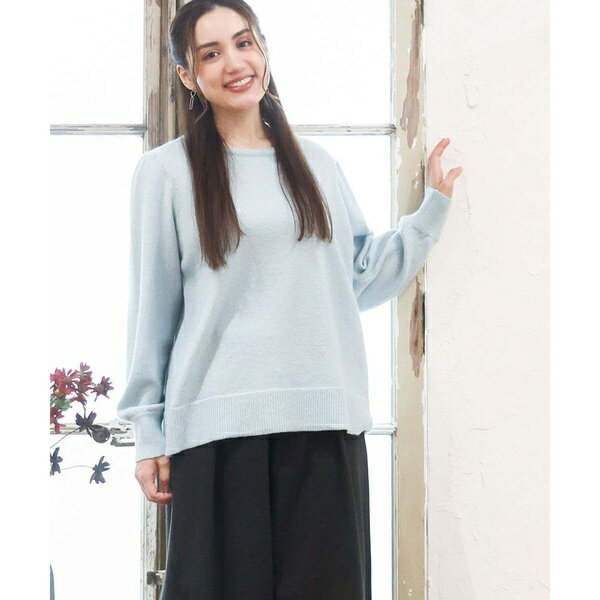 【大きいサイズ/a.v.v×eur3】ラメスパンコールニット／エウルキューブ（eur3）