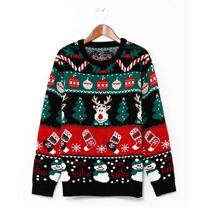 【欧州航路】クリスマスツリーニットプルオーバー／欧州航路（oushukouro）