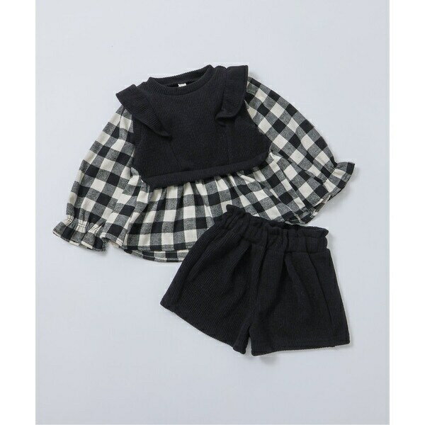 ベストドッキングトップス＆ショートパンツセット／アプレ レ クール（apres les cours）