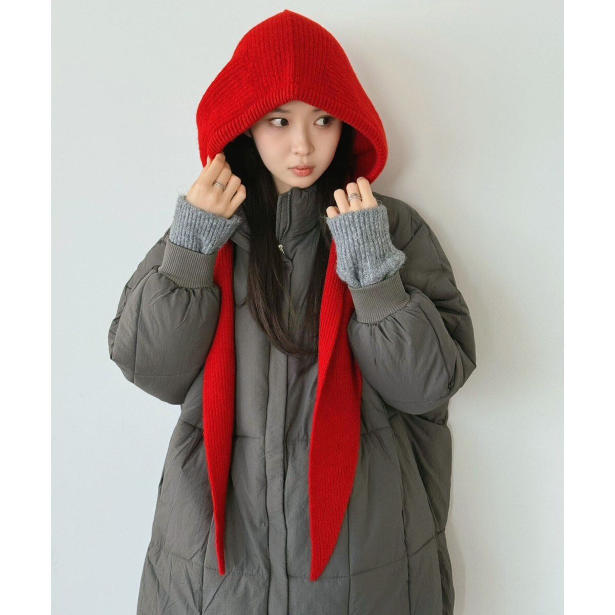 ニットバラクラバマフラー／ジュエローブ（Jewelobe）