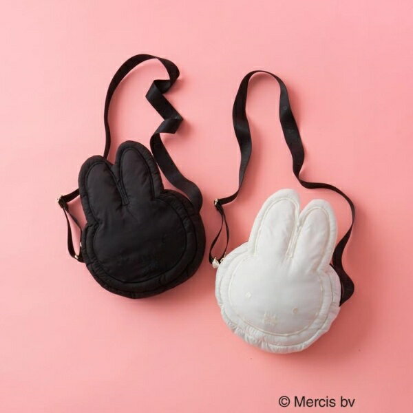 【コラボ】miffy x OPAQUE.CLIP フェイス型軽量パフィーショルダーバッグ／オペークドットクリップ（OPAQUE.CLIP）