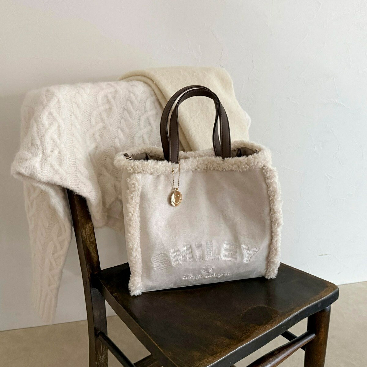 楽天丸井（マルイ）楽天市場店SMILEYエコファームートントートバッグ／フレディエミュ（fredy emue）