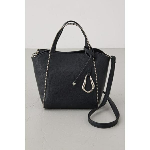 メタルパーツミニトートバッグ／アズールバイマウジー（AZUL BY MOUSSY）