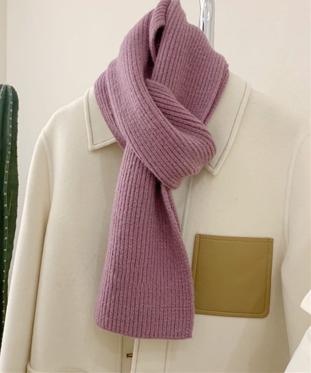 リブニットマフラー／アイモハ（aimoha）