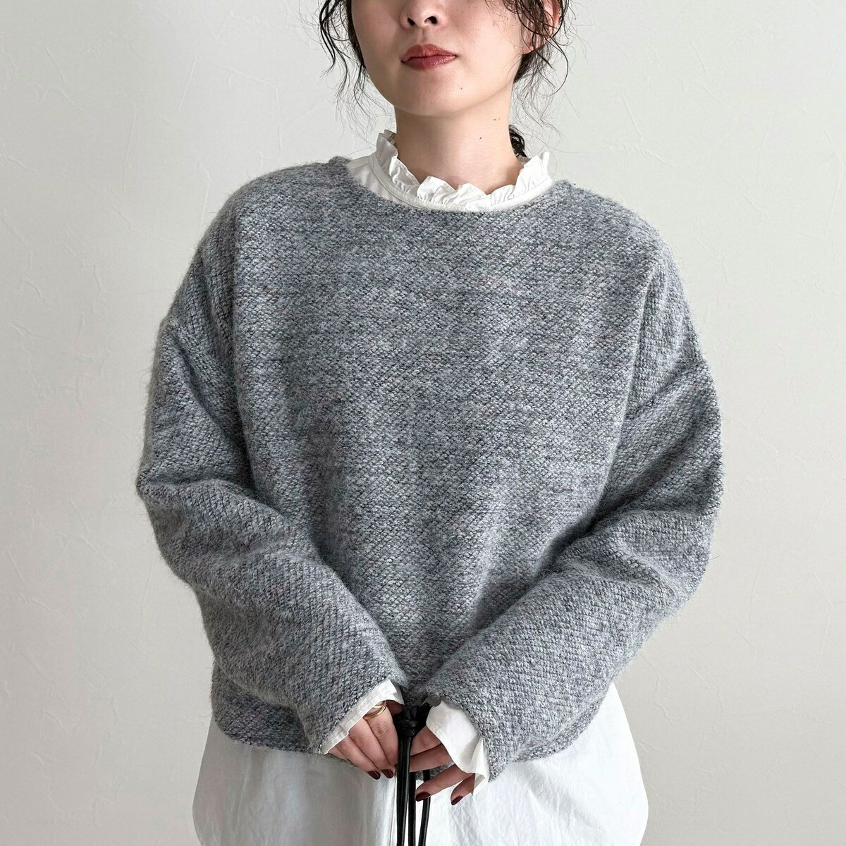 楽天丸井（マルイ）楽天市場店ツィードニットソーコクーンプルオーバー／フレディエミュ（fredy emue）