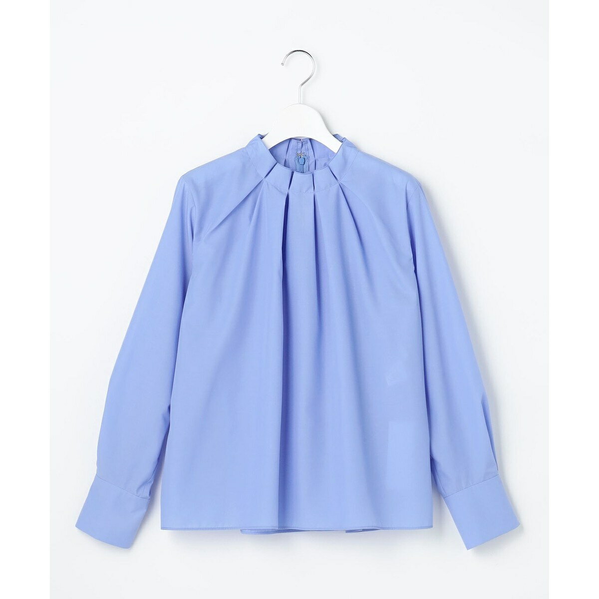 【カタログ掲載】ナチュラルタッチスタンドカラー ブラウス／自由区（JIYU-KU）