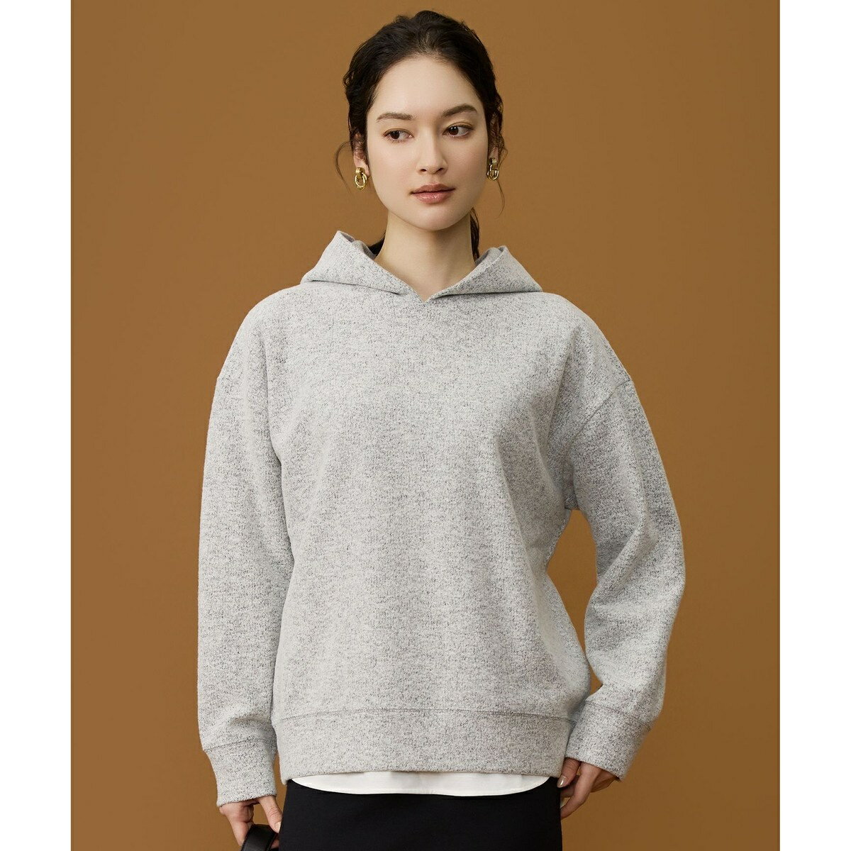 ウールブークレ フーディー／自由区（JIYU-KU）