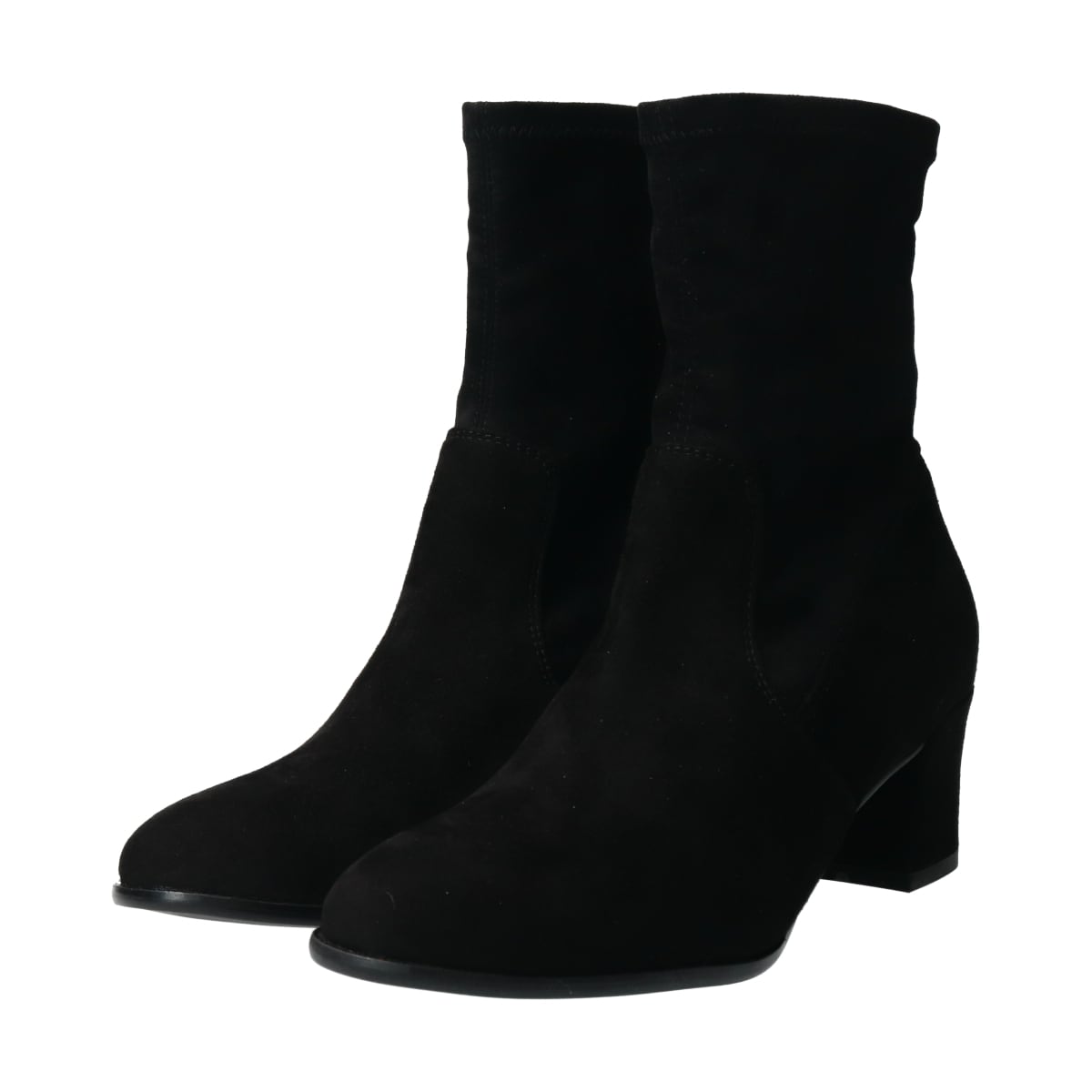 PARADIS COULEUR◆5.7cmヒール◆ラウンドトウストレッチショートブーツ／パラディクルール（PARADIS COUL..