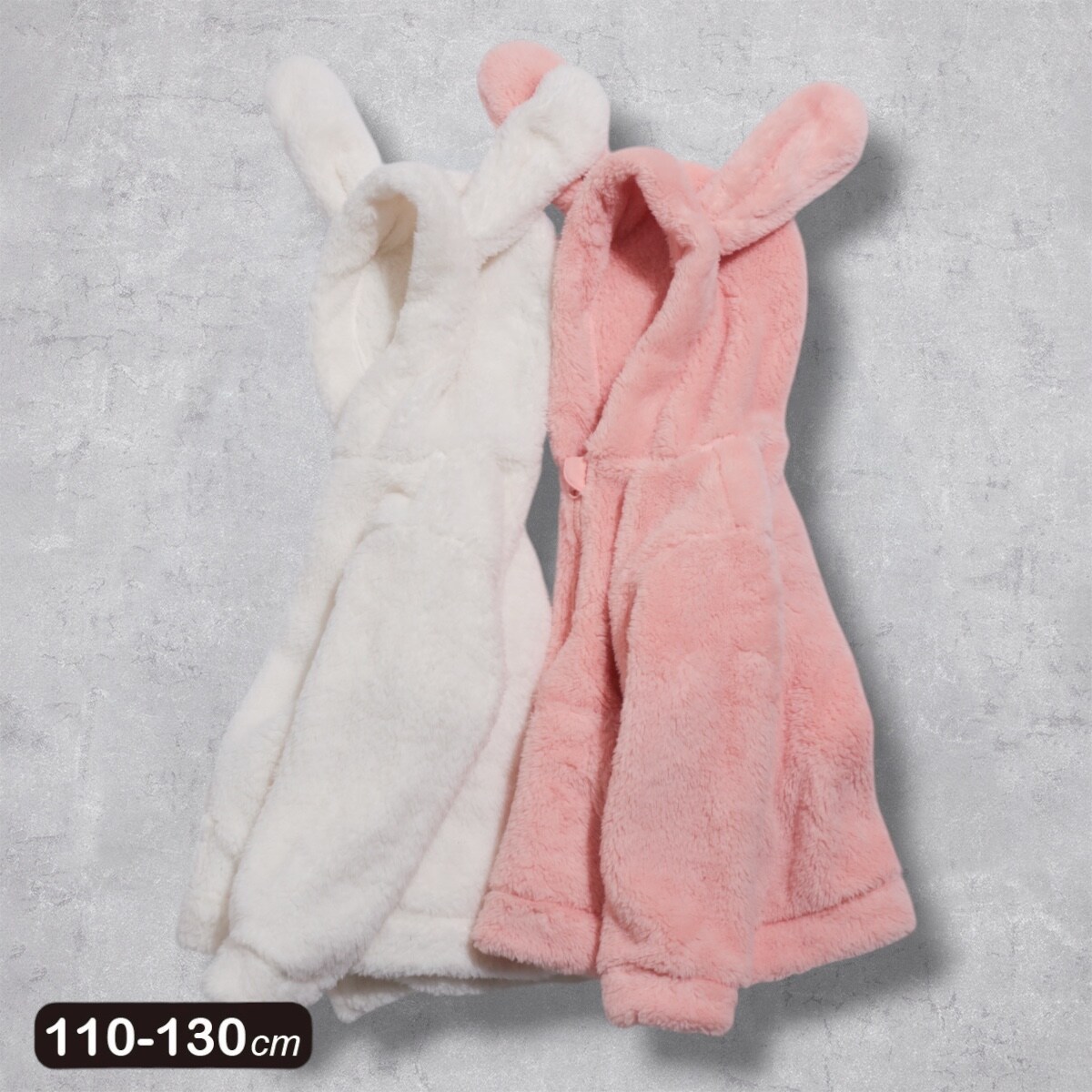 うさ耳 ボアフリースパーカージャケット／ディフィット（D.FIT）(4)