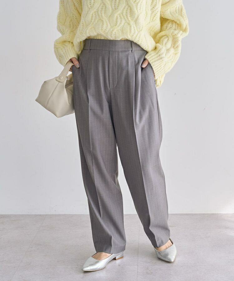 あったか裏起毛きれいシルエットパンツ／グリーンパークス（Green Parks）