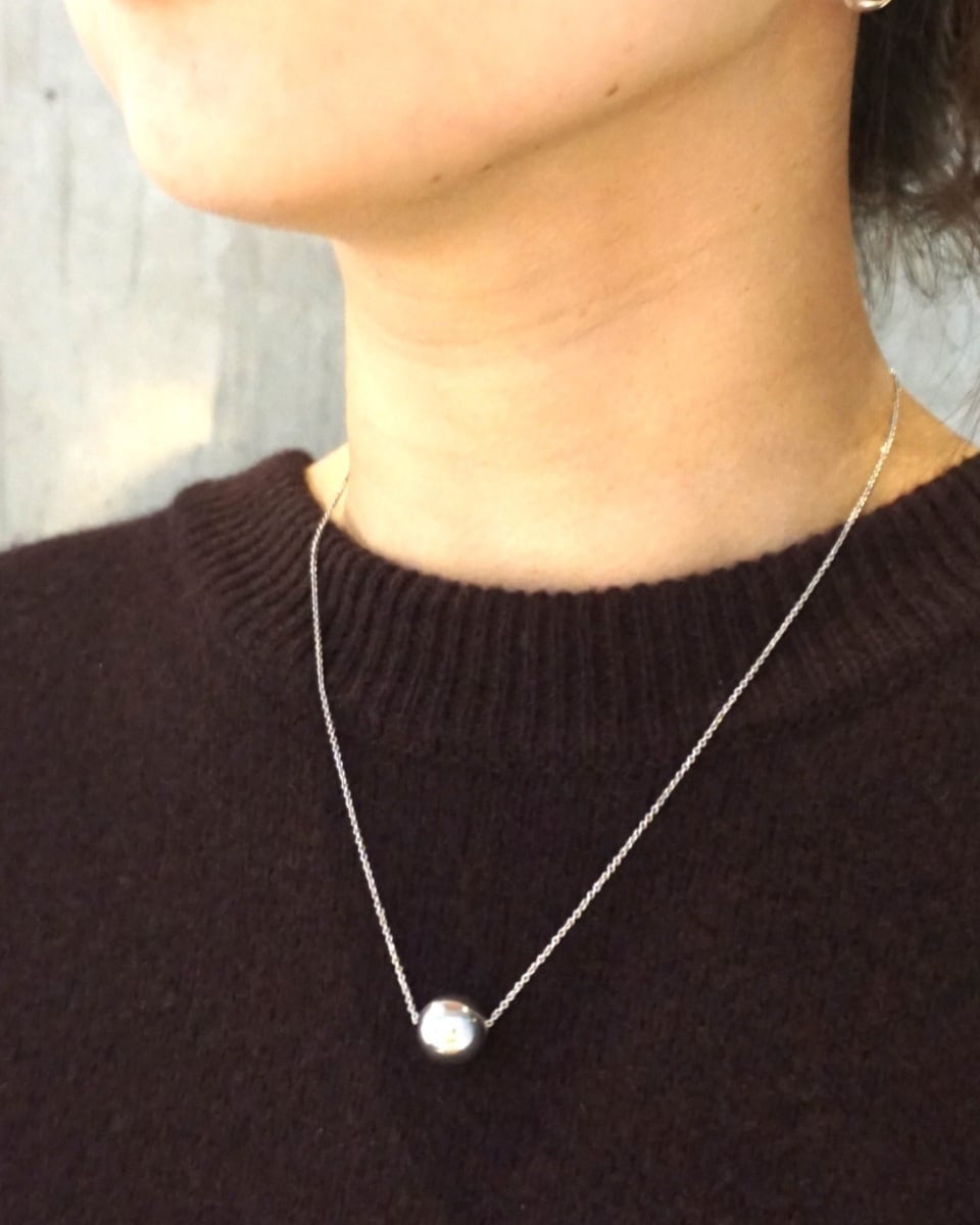 【NINA＆JULES】シングルボールネックレス／ニナ・エ・ジュール（Nina＆Jules）