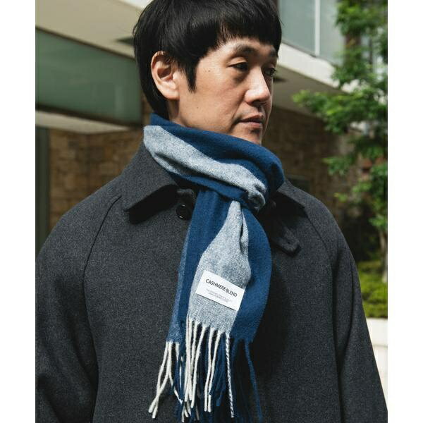 カシミヤブレンドストライプマフラー／アーバンリサーチ ドアーズ（URBAN RESEARCH DOORS）