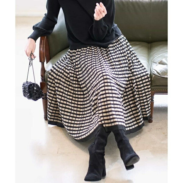 ジャガードニットスカート／クリスチャンオジャール（christianaujard）(4)