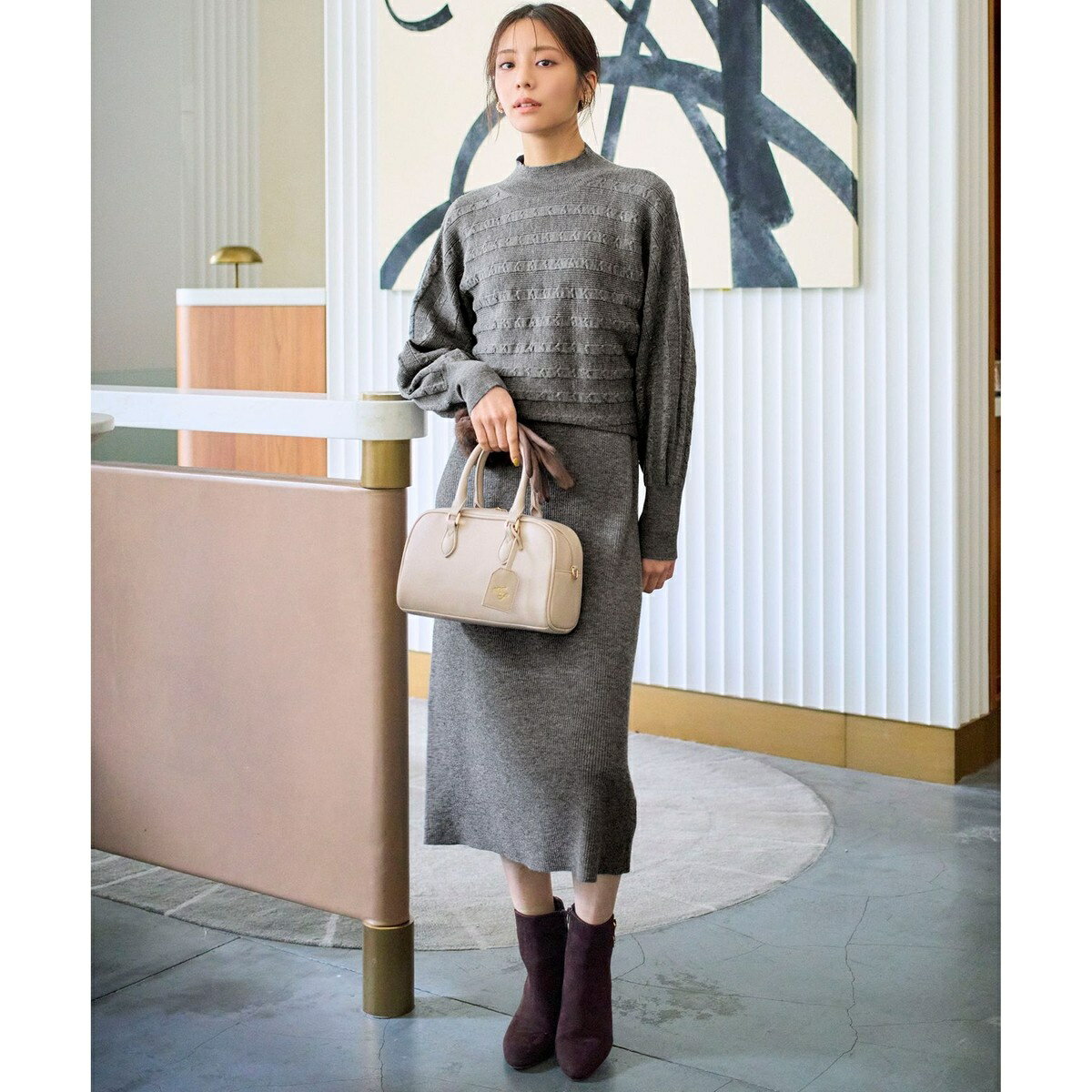 【2SET】ニット ボレロ × ワンピース セット／エニィスィス（ANY SIS）