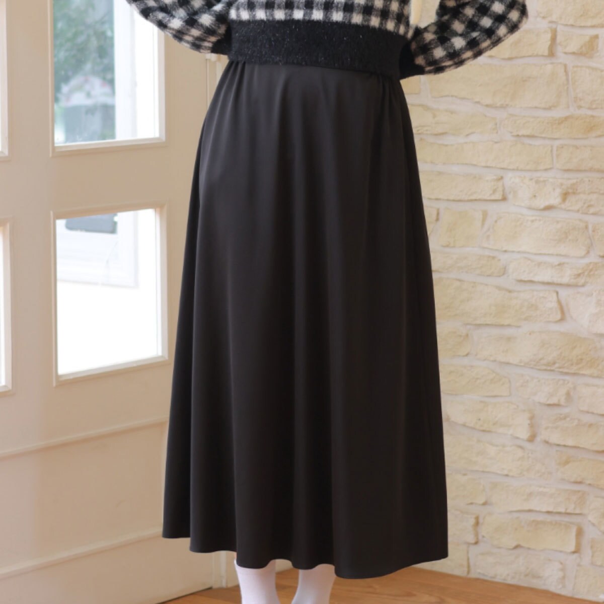 マットサテン スカート／マリークワント（MARY QUANT）