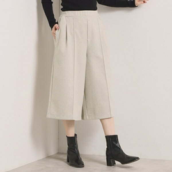 【洗濯機OK】カットメルトンキュロット／イッツデモ（ITS'DEMO）