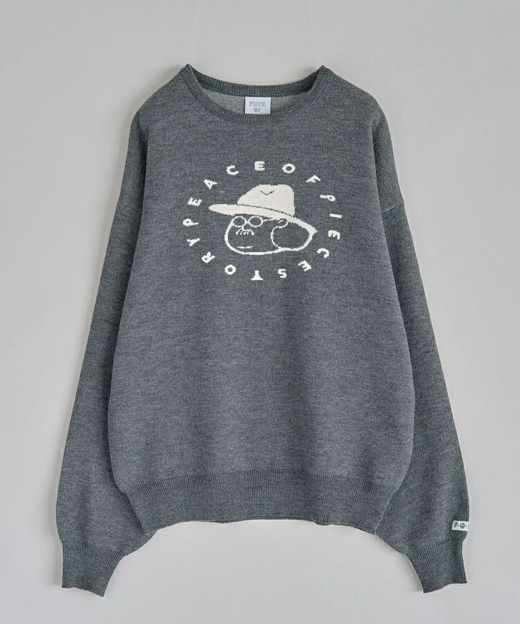 【P・O・P・S】ダブルジャカードニットプルオーバー／クラフトスタンダードブティック（CRAFT STANDARD BOUTIQUE）