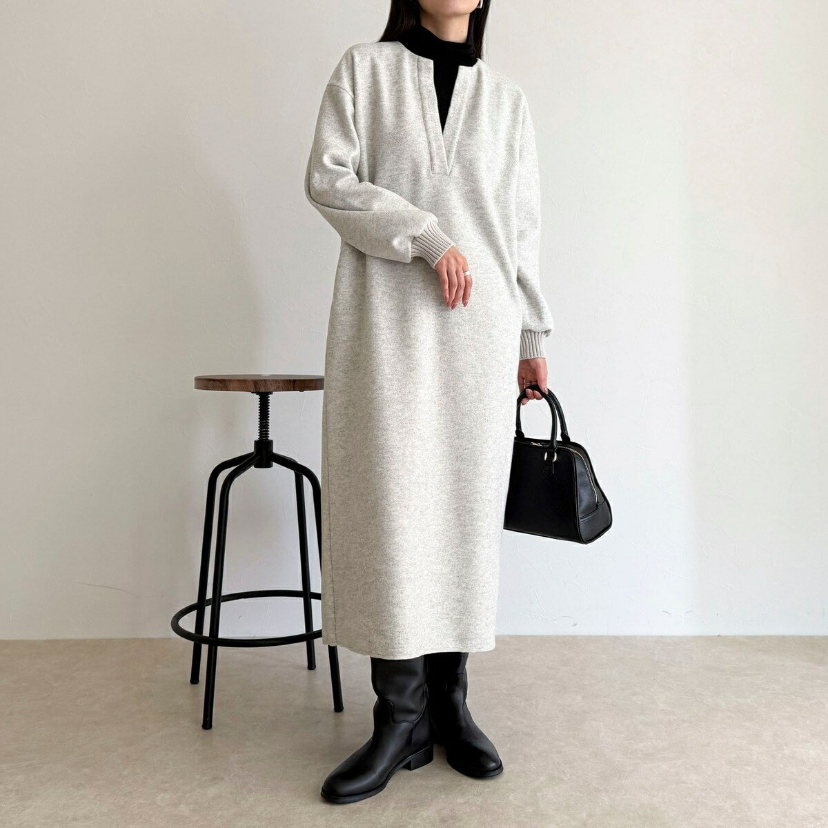 楽天丸井（マルイ）楽天市場店ソフトニットメルトンワンピース／フレディエミュ（fredy emue）