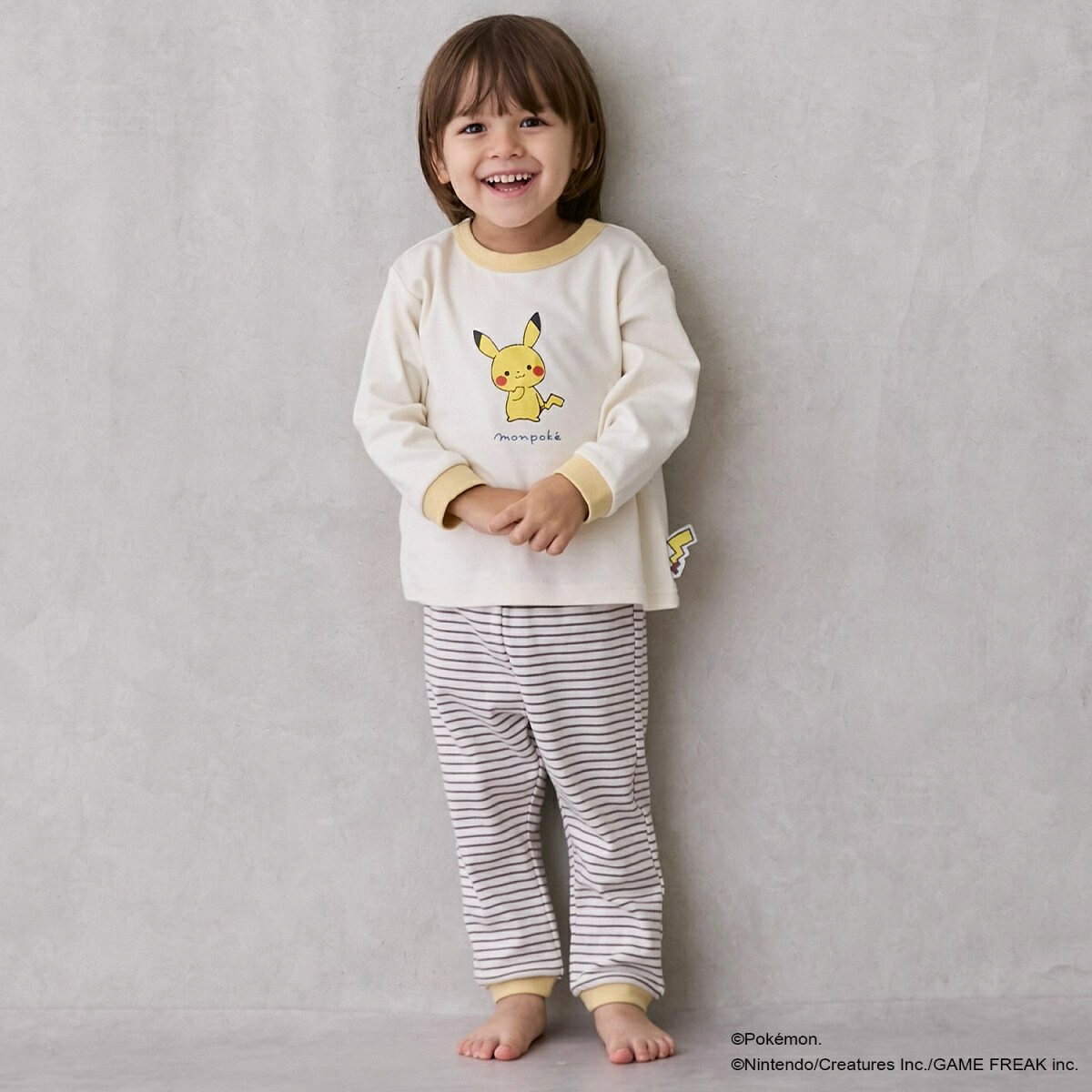 【モンポケ】スムースパジャマ／プティマイン（petit main）