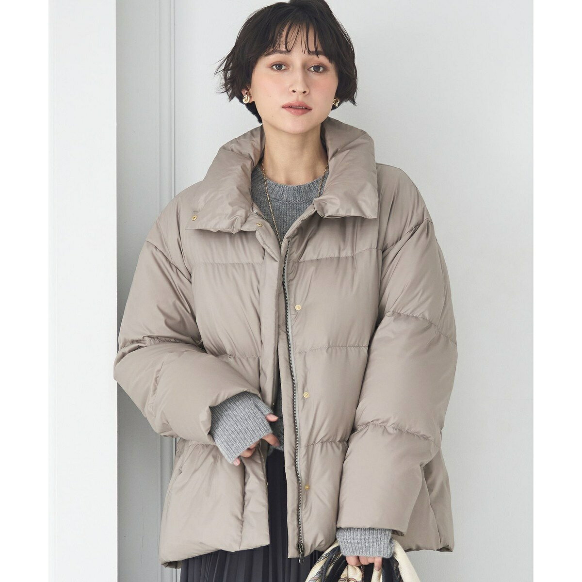 【Oggi掲載】シレータフタ ハイネック ショート ダウンコート／23区（23KU） 0101marui-13086898 丸井(マルイ)楽天市場店 サンプル画像3