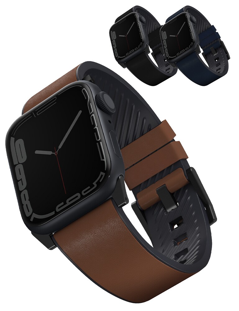 【UNIQ】 Apple Watch 防水本革ベルト / STRADEN／ユニーク（UNIQ）