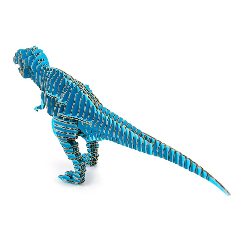 【FLATS】 恐竜 段ボール立体パズル / ティラノサウルス／フラッツ（FLATS）