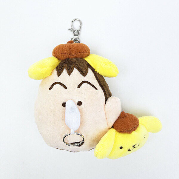 サンリオ ポムポムプリン × クレヨンしんちゃん ボーちゃん リール付きマスコット キーホルダー ／パーフェクト・ワールド・トーキョー（Perfect World Tokyo）のサムネイル