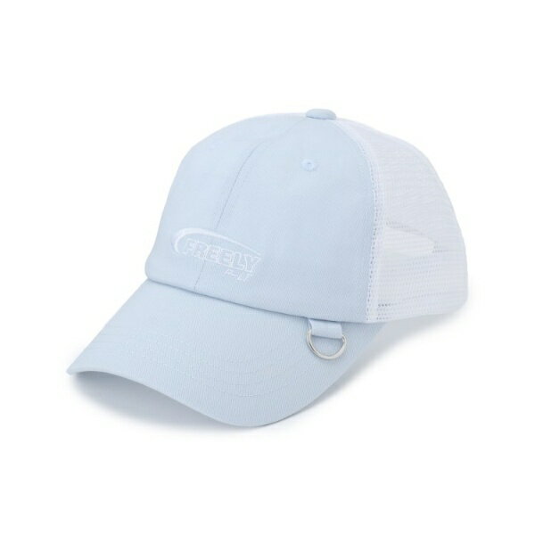 ロゴ刺繍メッシュキャップ／ピンクラテ（PINK-latte）