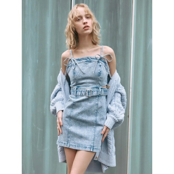 Jewelデニムキャミワンピース／リップサービス（LIPSERVICE）