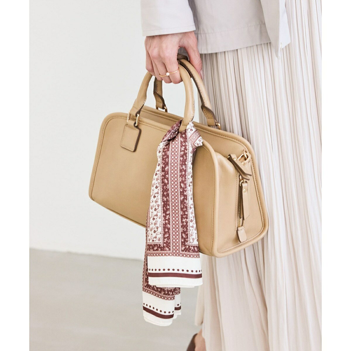 花柄×パターン柄スカーフ 70cm／ロペピクニックパサージュ（ROPE' PICNIC PASSAGE） 0101marui-13096368 丸井(マルイ)楽天市場店 サンプル画像3