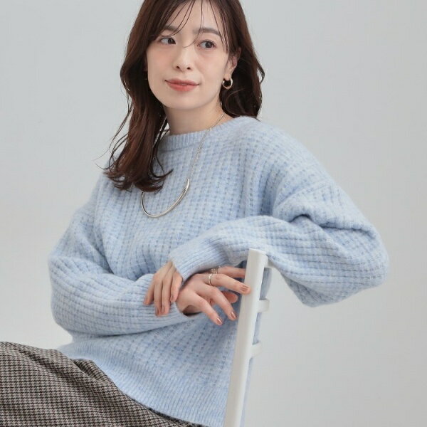 【洗濯機可】ふわふわミックスカラーニット／シューラルー（SHOOLARUE）