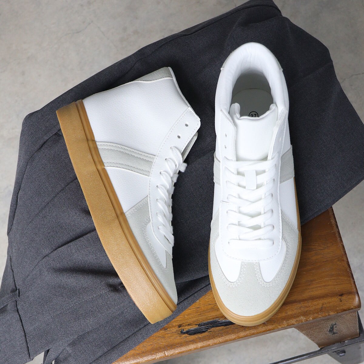 楽天市場】ジャーマントレーナー ベルクロ ハイカットの通販